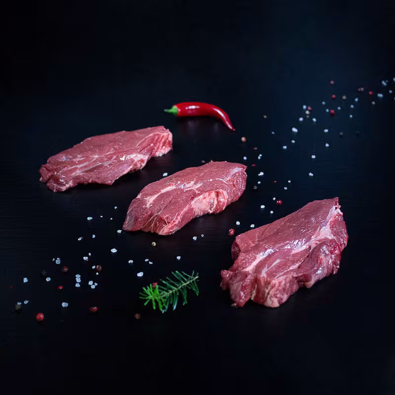 Wildschwein-Nacken-Steaks