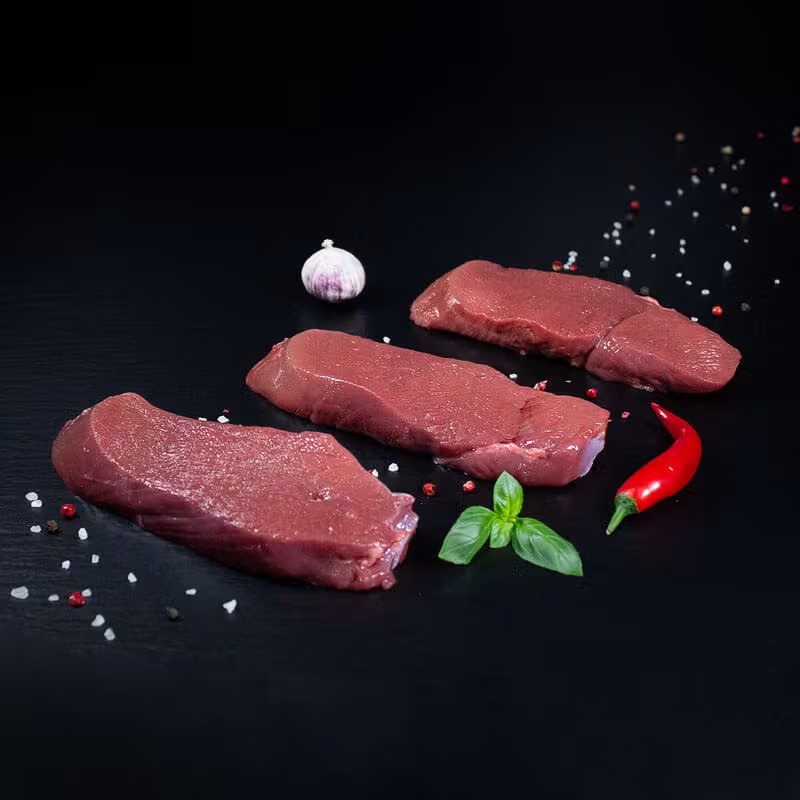 Hirsch-Steaks
