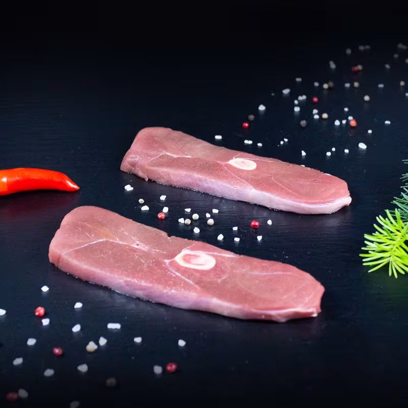 Reh-Holzfäller-Steaks