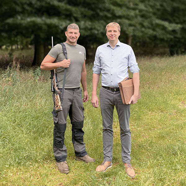 Andy Wentzke und Hannes Lenz