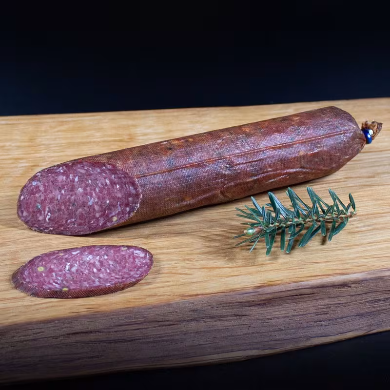 Wildsalami aus heimischer Wildbahn
